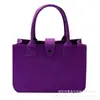 Bolsa de Compras Simples de Feltro de Venda Quente com Suprimento Especial Transfronteiriço Bolsa de Armazenamento Portátil Conveniente Bolsa de Feltro para Presente Personalizável