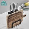 Soporte para Cuchillos Estante de Almacenamiento Multifunción Cubo para Palillos Combinación para el Hogar Colgante de Pared Cuadrado Comercial Lujo Ligero Sin Taladro