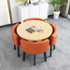 Juego Simple de Mesa y Sillas para Recepción, Mesa de Negociación, Mesa y Sillas para Recepción de Tienda de Uso Comercial, Mesa Redonda Pequeña para Oficina y Ocio