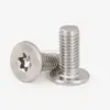 Acero Inoxidable 201 cm Cabeza Delgada Cabeza Torx Ranura Torx Cabeza Plana Cabeza Plana Grande Alambre de Máquina M2/M3/M4