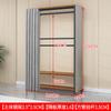 Arara de Roupas Estilo Aberto para Uso Doméstico, Cabideiro para Quarto, Guarda-Roupa Espessado e Reforçado, Closet de Metal Simples de Chão