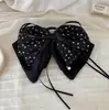 Pinza para el pelo con lazo floral dulce vintage para mujer 2026 Nueva pinza de garra con perlas Accesorio versátil de alta gama para coleta