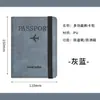 Bolsa para Pasaporte Anti-Magnética de Cuero PU Hecha a Medida Cuero Anti-Robo Cepillo Rfid Portapasaportes Bolsa para Documentos Cubierta de Pasaporte Multifuncional Personalización