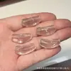 Botón Acompañante de Cristal Blanco Piezoeléctrico Barril Cuentas Dulces de Gelatina Pulsera con Forma Especial Pulsera Collar Accesorios para Joyería DIY