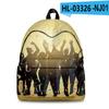 Amazon 2022 Nuevo Patrón de Danza de Sombras Transfronterizo Mochila Casual Mochila Estilo Universitario Bolso Escolar