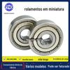 Fornecimento de fábrica 628ZZ / RS rolamento silencioso de alta velocidade 628 rolamento 628z tamanho do rolamento 8 * 24 * 8mm