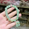 Pulsera de Jade Cristalino de Seda Dorada de Material Natural de Xinjiang Violeta Pulsera de Jade Cristal para Mujer Regalo