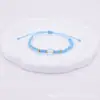 Venda Direta da Fábrica Pulseira Trançada à Mão de Pedra Natural Pura Olho de Tigre Opala Corda de Mão