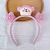 Linda Nueva Diadema de Dibujos Animados para Mujer, Diadema de Felpa para Lavarse la Cara y Aplicarse Mascarilla Facial, Accesorio para el Cabello Antideslizante