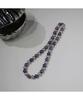 Dulce de Año Nuevo Caramelo Duro Color Mixto Collar de Perlas Cadena Ligera de Lujo para Suéter Hebilla de Lingote de Plata de Ley 925 Accesorios Usar Collar