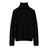 Ideas de Nicho Suéter de Lana de Gasa Colorida de Cuello Alto y Manga Raglán Tejido de Textura Única para Otoño/Invierno Ropa Versátil y Elegante para Mujer