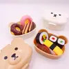 Nueva Lonchera Infantil Caja Sellada Picnic al Aire Libre Portátil Caja Conservadora de Frutas y Snacks Lonchera de Dibujos Animados con Cierre