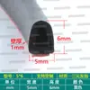 Tira de espuma de goma EPDM tipo D con adhesivo para sellado anticolisión de puertas de gabinetes y tira a prueba de polvo para equipos mecánicos