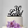 Tarjeta de inserción acrílica personalizada elegante para pastel de cumpleaños tarjeta de inserción para pastel de aniversario decoraciones para pastel