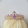 Tocados de Novia Aleación Pedrería Corona Fiesta de Cumpleaños Vestido de Princesa Diadema de Gama Alta Accesorios para el Cabello Regalo de Actuación