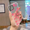 Nuevo Producto de Verano para Mujer Funda para Teléfono Móvil Simple Corazón Rosa Iphone17 18Promax Funda para Teléfono Móvil Transparente Apple 16