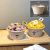 Caja desechable de algodón para hielo, caja de embalaje para hielo, tazón para hielo de pasta de taro, tazón para hielo raspado, hielo de red, hielo hielo hielo, tazón para hielo de nieve, tazón para postre de helado
