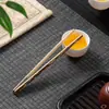 Pinza de bambú para té Meifei Ceremonia del té Arte del té Pinzas para té de bambú Meifei Piezas Liujunzi de Meilu