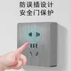 Enchufe de montaje abierto tipo 86 para cableado expuesto doméstico con caja abierta integrada, 86 tipo, enchufe de interruptor de 15 orificios, dorado cepillado, espaciado amplio