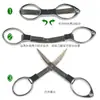 Tijeras plegables de acero inoxidable Wangwuquan al por mayor Tijeras retráctiles de ocho palabras Tijeras pequeñas Mini Tijeras portátiles Hilo de pescar Piel de plomo