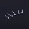 Accesorios para pendientes transparentes de material PC japonés y coreano protección ambiental no es fácil de alergia aguja de oreja de resina perforación de agujero de oreja taladro especial Pendiente de copa