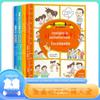 Enciclopédia da Inteligência Socioemocional para Alunos em Desenho Animado 4 Livros sobre Psicologia Infantil, Emoções no Campus, Comunicação Familiar Pai-Filho