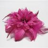 Broche de flor de seda novo cocar de performance infantil flor corsage terno flor flor grande pena acessórios de cabelo roupas Tulipa