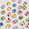 Cuentas Pintadas a Mano DIY Cuentas con Forma de Azufaifa Accesorios para Joyería Hechos a Mano Agujero Recto Colorido Dibujos Animados Lindos Pulsera de Verano Collar de Cuentas