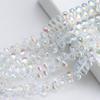 6x 9 gotas de agua tridimensionales galvanizadas color mágico cuentas de cristal de vidrio al por mayor material de accesorios para horquillas, pendientes, collares