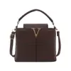 Bolsa de Mão Fashion para o Dia a Dia 2026 Novo Estilo Color-Blocking Textura Simples Ombro Único Transversal Pequena Bolsa Saco Feminina