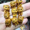 Escultura em sândalo Jerry Mouse DIY Wen Play Buddha Bead Jóias Acessórios Celular Corrente Pulseira Pingente Bolsa Colar Pendurado