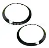 51137300632 51137300631 aplicable a MiniCooper F55F56F57 círculo grande negro brillante/electrochapado