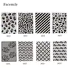 DIY Plástico Multi-Tipo Modelos de Relevo Preto e Branco Clipes de Impressão em Relevo Placas de Relevo Molde de Relevo Modelos para Diário
