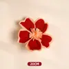 Suministros de boda flores plisadas de boda decoración de boda para sala de estar flores de papel crepé juego de diseño de sala de bodas flor de papel de tirar flor de arte de papel