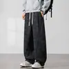 Nova coleção de primavera e outono: calças masculinas casuais, plus size, de corte reto, com estampas tie-dye estilo americano, modelagem solta e design versátil, esportivo, de perna larga