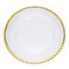 Pratos de Jantar Transparente Phnom Penh Plástico para Decoração de Festa de Casamento Natal Feriado Carregador de Prato Transfronteiriço de Comércio Exterior de Fábrica