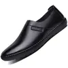 Sapatos de Trabalho, Sapatos Masculinos de Couro, Mocassins Impermeáveis, Sapatos de Chef, Sapatos Masculinos Casuais Slip-On Antiderrapantes com Solado Macio