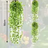 Hojas de Ratán Artificiales, Hojas de Planta Verde Artificiales, Hojas de Potos, Hojas de Uva, Decoraciones de Plantas Verdes Artificiales en Maceta, Hojas Artificiales