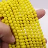 Contas de Vidro Redondas Coloridas Sólidas Transparentes 3-8mm DIY Que Não Desbotam Acessórios para Joias Artesanais com Contas Colar Pulseira