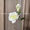 Flor de simulación de Platycodon grandiflorum de 2 cabezas, ideal para decoración de restaurantes, cafeterías, hoteles y bodas.