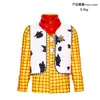 Disfraz Cosplay Woody de Toy Story Transfronterizo para Adultos Juego de Rol Camisa Vaquera Western de Rodeo Insignia de Edición Limitada