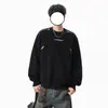 Nuevas Sudaderas con Capucha de Manga Larga de Alto Nivel para Hombre para Estudiantes y Jóvenes, Moda Casual de Marca de Moda, Holgadas, Cuello Redondo
