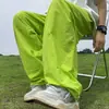 Pantalones casuales de secado rápido Dopamina para mujer, estilo veraniego fino de moda, pantalones largos rectos de pierna recta, holgados, adelgazantes, de cintura alta, transfronterizos europeos y americanos