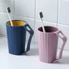 Vaso para enjuague bucal doméstico, vaso para cepillos de dientes de doble capa engrosada, vaso para lavarse, vaso para cepillos de dientes de pareja, vaso para cepillos de dientes de estudiante de dormitorio, modelo anticaídas