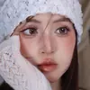 Pestañas Postizas de Peonía Yuxiaoya Femeninas Naturales Artificiales con Tallo Delgado Segmentadas en Racimos Individuales Maquillador Diario Nupcial Escenario