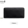 Nueva cartera tejida con patrón RFID transfronteriza para mujer, billetera larga multi-compartimento para libreta de ahorros, bolso de mano vintage de gran capacidad