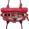 Nova Bolsa Feminina de Couro Genuíno 2026, Bolsa Platina para o Trabalho, Bolsa Grande Costurada, Bolsa de Mão Feminina, Bolsa Retro Europeia e Americana