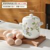 Olla de Estofado de Doble Asa Cerámica Luowei de Jingdezhen Tazón Personalizado para Huevo al Vapor con Tapa para Uso Doméstico Impermeable Custard de Huevo al Vapor y Nido de Pájaro Especial