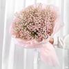 Decoração de Casamento Nupcial Gypsophila Simulada Buquê Único de Plástico para Segurar na Mão Toque de PU Móveis para Casa Flores Artificiais Decorativas