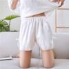 Pantalones de seguridad para mujer, de verano, ligeros, anti-correr, leggings finos con lazo, pantalones holgados para usar en casa.